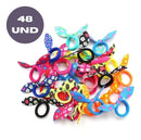 Jogo 192 Elástico Xuxinha Lacinho Enfeite Rabicó Cabelo Atac Liso Sortidos