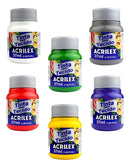 Kit C/ 6 Tintas De Tecido Tela Pintua Acrilex 37ml