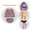 Kit Roupas Com 10 Vestidos + 10 Calcinhas Baby Alive My Litle Katitus