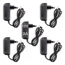 Kit C/ 5 Fonte Estabilizada Bivolt 12v 3a Fita Led 5050 3528