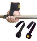 Straps Monster Par Academia Costas Punho Musculação Luva Cor Preto Be Stronger