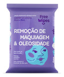 Lenço Umedecido Demaquilante Free Wipes Pacote 25 Unidades
