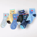 Kit 6 Pares De Meias Menino Variadas 8 a 10 Anos