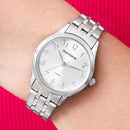 Relógio Mondaine Feminino Prata Kit Semi-joias Cor Da Correia Prateado 32608L0MKNE2K1