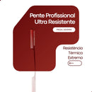 Kit 2 Pentes 5by Krest Goldilocks Para Mechas Cabo Fino Profissional Cor Vermelho