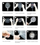 50 Mini Balão Bubble 10 Polegadas 22cm Decoração Atacado Rev