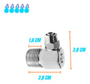 Adaptador Para Filtro De Agua Com Registro Valvula Metal 3/8
