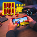 Luva De Dedo Gamer 04 Pares Anti-suor Free Fire Profissional