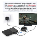 Adaptador De Vídeo Para Ps2 Hdmi Full Hd 1080p Tv Monitor Conversor PS2 AV PARA HDMI plug and play Marca Chrome Technology