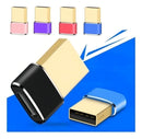 Adaptador Plug Usb Tipo C Fêmea X Usb Macho