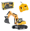 Escavadeira De Controle Remoto Com Fio Carrinho Trator Manobra e Move a Pá DM Toys