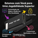 Adaptador De Vídeo Para Ps2 Hdmi Full Hd 1080p Tv Monitor Conversor PS2 AV PARA HDMI plug and play Marca Chrome Technology