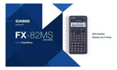 Calculadora Científica Casio Fx-82ms 2nd Edition Com 240 Funções Segunda Edição S-V.P.A.M. Acompanha Capa Cor Preto