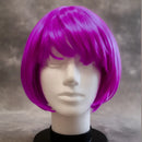 Peruca Chanel, Feminina Cosplay, Fantasia, Car Fúcsia