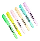 Caneta Marca Texto Pastel Masterprint Caixa Com 6 Unidades