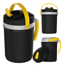 Jarra Térmica 2,5 Litros Chá Café Tereré Fliptop Termolar Cor Preto E Amarelo