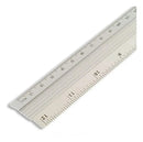 Regua De Aluminio De 30cm Escola Escritorio Trabalho MFL
