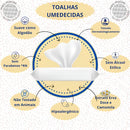 Lenços Toalhas Umedecidas Baby Byn Recem Nascido 100 Folhas