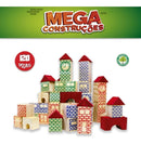 Blocos De Montar Mega Construções 120 Peças Pais E Filhos