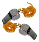 Apito De Jogo Metal Sport Com 2 Unidades Western Cor Prateado