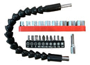 Jogo Com Extensor Flexivel E 21 Soquetes Bits Parafusadeira MFL