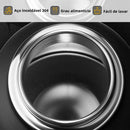 1200ml Garrafa Térmica De Pressão Cor Preto Conserva Bebidas Quentes E Frias Com Base Giratória Design Moderno ponte lar utilidades