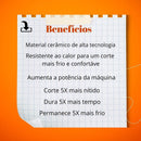 1 Lâmina Cerâmica Wahl Senior Kit 1 Detailer Barbearia