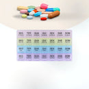 Caixas Comprimido Porta Medicamento Remédio/Capsulas 4x Dia Semanal Mensal Naturenzzo Nutrition