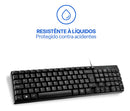 Teclado Basico Slim Preto Usb Multilaser Tc193