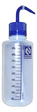 Pisseta Plástica Graduada Nalgon De 500ml De Bico Curvo Copo