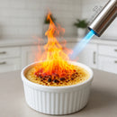 Kit 02 Bico Maçarico Portátil Com Regulagem Uso Culinário Chefe Flambado Marca Kururuá