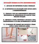 Fita Antiderrapante 05m Neon Brilha Escuro Fotoluminescente