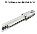 Kit Extensor Prolongador Alongador 4cm 6cm 8cm Torneira 1/2 Acabamento Cromado Cor Cromado