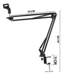Suporte Pedestal Mesa Knup Microfone Condensador Articulável