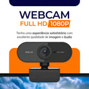 Webcam Camera Full Hd Zoom 1080p 360 Graus Videoconferencia Streamcam Web Cam Entrada Usb 2.0 Com Microfone- Dax Ilumine
