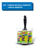 Rolo Adesivo Tira Pelo Scotch-brite 3m Roupa Sofa + 2 Refis