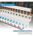 Kit 1un Barramento Pente Monopolar 12 Polos - 63a