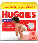 Huggies Fralda Pants Roupinha Proteção Acolchoada XXG - 48 Un