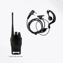 Kit 5 Fone Para Radio Comunicador Ouvido Baofeng 777s Uv5r