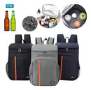 Mochila Térmica Cooler Praia Passeio Bag Marmita Cerveja 18l Cor Azul Marinho
