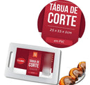 Tábua De Corte Carne Profissional Branca Açougue Restaurante Cozinha Industrial Resistente Higiênica Fácil Limpeza Material Durável Qualidade Superior Ponte Lar Utilidades