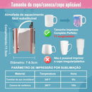 Mecolour Atualizar Prensa Térmica Canecas 11oz Sublimadora Transfer Cilíndrica Cor verde e preto