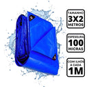 Lona Carreteiro Encerado Barco Piscina Camping 3x2 M Azul