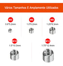 Kit Jogo Helicoil Reparo Rosca Postiça M5-m12 Com 131 Peças