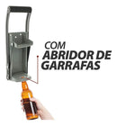 Amassador e Compactador de Latas 475ml com Abridor de Garrafas para Reciclagem