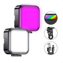 Rgb Profissional Mini Portátil Iluminador Led Fotos E Videos Preto Rgb