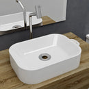 Cozimax Luna Cuba Pia Branca de Apoio 36.5x27cm Para Banheiro Lavabo