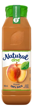 Suco de pêssego Natural One sem glúten 900 ml