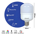 Kit 10 Lâmpadas Led 20w Bulbo 6500k Luz Branca Avant Luz Branco-frio