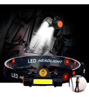 Lanterna Cabeca Testa Capacete C/ Foco Recarregavel Usb, Led Cor da lanterna Branco Cor da luz Branco